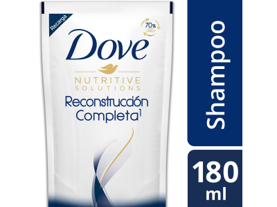 SHAMPOO DOVE RECONSTRUCCION COMPLETA 180 ML