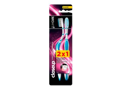 CEPILLO DENTAL CLOSE-UP SLIM CARE SUAVE 2 un