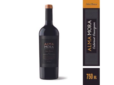 VINO ALMA MORA RESERVA CABERNET SAUVIGNON 750 CC