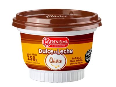 DULCE DE LECHE LA SERENISIMA CLASICO 250 GR