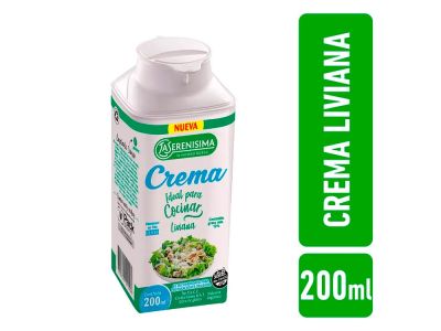 CREMA LA SERENISIMA LIGHT 200 CC