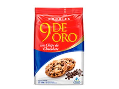 GALLETITAS 9 DE ORO CHIPS CHOCOLATE 120 / 180 GR