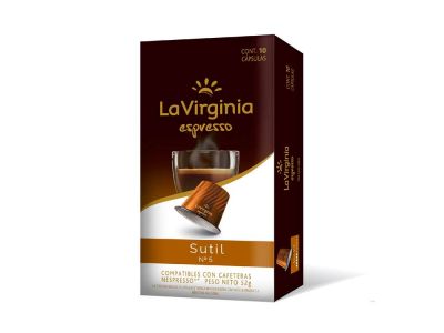 CAFE LA VIRGINIA CAPSULAS SUTIL 52 GR