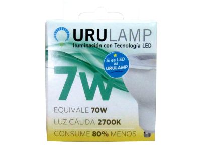 LAMPARA URULAMP LED CALIDA 7 WT