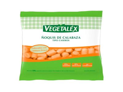 ÑOQUIS VEGETALEX CALABAZA 500 GR