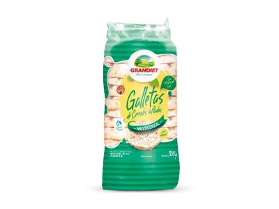 GALLETITAS GRANDIET ARROZ MULTI CEREAL SIN SAL 100 GR