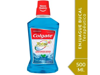 ENJUAGUE BUCAL COLGATE TOTAL CLEAN MINT 500 ML