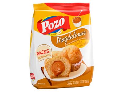 MADALENAS POZO CON DULCE DE LECHE 200 GR