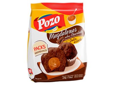 MADALENAS POZO CHOCOLATE DULCE DE LECHE 250 GR