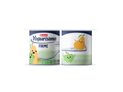 YOGHURT YOGURISIMO MANZANA Y PERA 120 GR