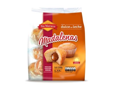 MADALENAS TIA MARUCA CON DULCE DE LECHE 250 GR