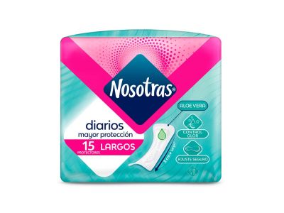 PROTECTORES FEMENINOS NOSOTRAS LARGO 15 UN