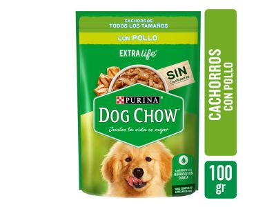 ALIMENTO PARA PERROS DOG CHOW CACHORROS POLLO 100 GR