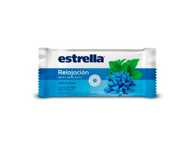 JABON DE TOCADOR ESTRELLA RELAJACION 3x130 GR