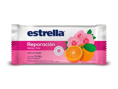 JABON DE TOCADOR ESTRELLA REPARACION 3x130 GR