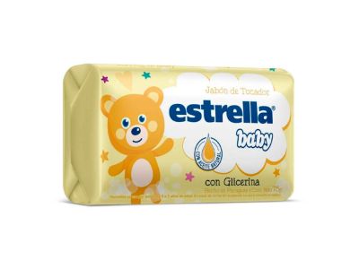 JABON DE TOCADOR ESTRELLA BABY GLICERINA 75 GR