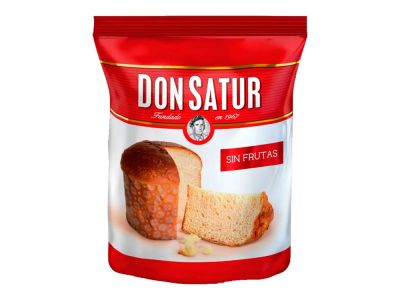 PAN DULCE DON SATUR SIN FRUTAS 400 GR