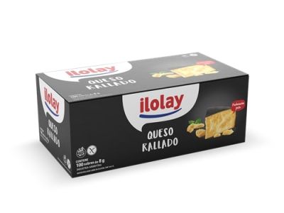 QUESO ILOLAY RALLADO 100 UND X 8 GR