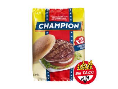 HAMBURGUESA CHAMPION CARNE 2 UN