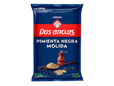 PIMIENTA DOS ANCLAS NEGRA MOLIDA 25 GR