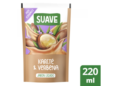 JABON LIQUIDO SUAVE KARITE VERBENA 220 ML