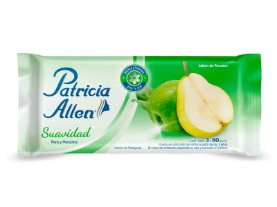 JABON DE TOCADOR PATRICIA ALLEN SUAVIDAD 3X80 gr