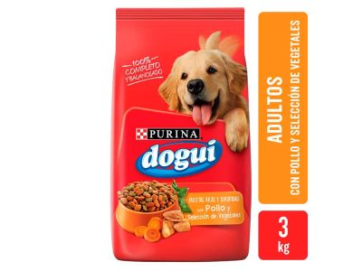 ALIMENTO PARA ANIMALES DOGUI POLLO Y VEGETALES 3 kg