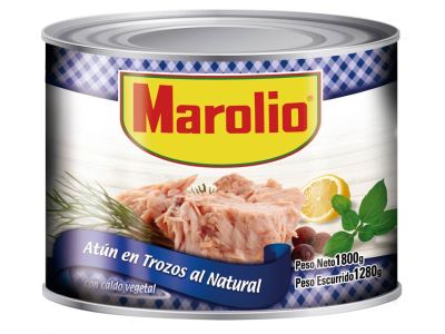 ATUN MAROLIO TROZOS AL NATURAL 1,8 kg