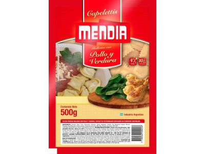 CAPELLETTIS  MENDIA POLLO Y VERDURA 500 gr