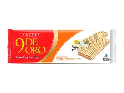 OBLEA 9 DE ORO VAINILLA 1100 GR