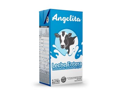 LECHE ANGELITA LARGA VIDA ENTERA 1 lt