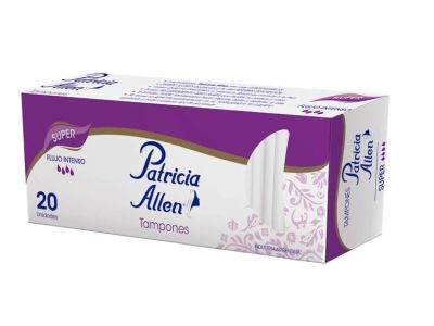 TAMPON PATRICIA ALLEN SUPER 16 UN