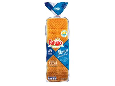 PAN FARGO BLANCO RODAJAS FINAS 560 GR