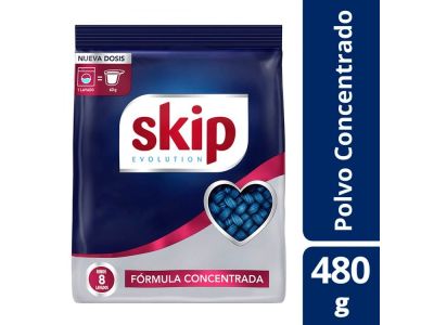 JABON EN POLVO SKIP EVOLUTION CONCENTRADO 480 gr