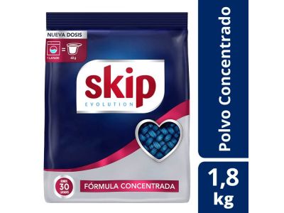 JABON EN POLVO SKIP EVOLUTION CONCENTRADO 1,8 kg