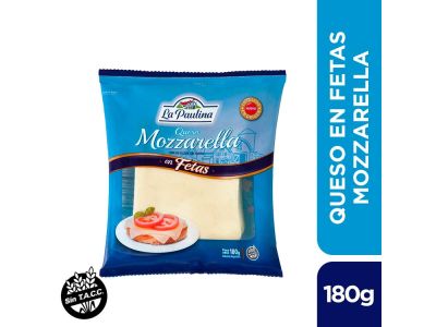 MUZZARELLA LA PAULINA FETAS 180 gr