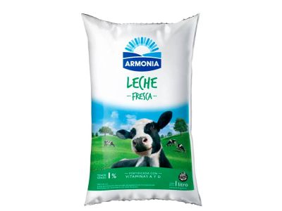 LECHE ARMONIA SACHET 1% 1 LT