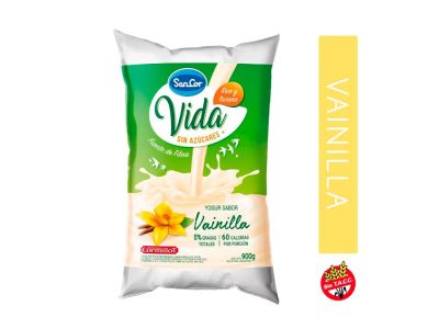 YOGHURT SANCOR VIDA DESCREMADO SACHET VAINILLA 900 gr