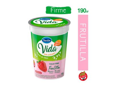 YOGHURT SANCOR VIDA FIRME DESCREMADO FRUTILLA 190 gr