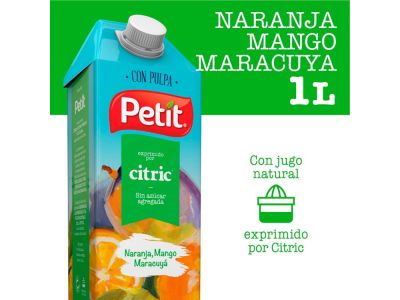 JUGO PETIT NARANJA MANGO MARACUYA 1 lt