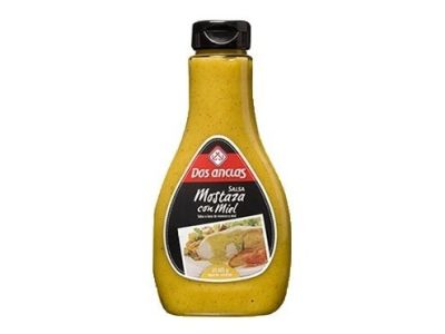 MOSTAZA DOS ANCLAS CON MIEL 400 GR