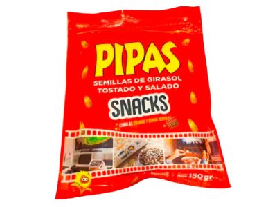 SEMILLAS DE GIRASOL PIPAS SNACKS 150 gr