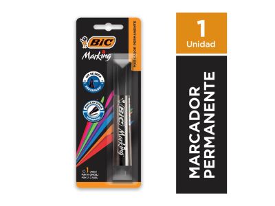 MARCADOR BIC PERMANENT NEGRO