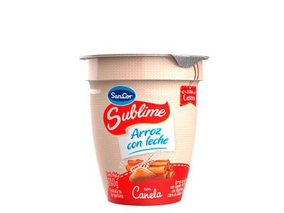 ARROZ CON LECHE SUBLIME SANCOR CON CANELA 160 gr