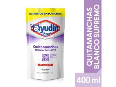 QUITAMANCHAS AYUDIN BLANCO SUP 400 cc