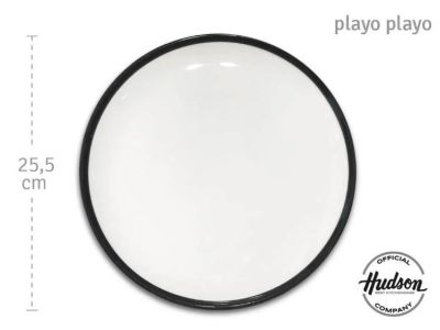 PLATO HUDSON PLAYO FILO NEGRO