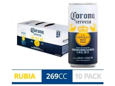 CERVEZA CORONA LATA 410 CC