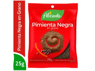 PIM. ALICANTE NEGRA EN GRANO 25 gr