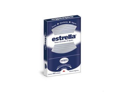 HISOPOS ESTRELLA ESTUCHE 100 un