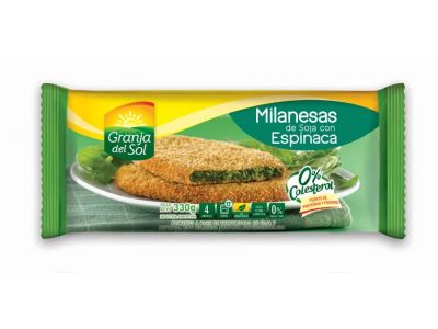 MILANES GRANJA DEL SOL SOJA CON ESPINACA 330 gr